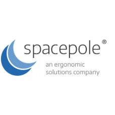 Spacepole PAX S300 PAYMENT TERMINAL MOUNT - 100MM DURATILT POLE, S300 PLATE, PROVIDES TILT - TAA Compliance PAX301-D-MN-02