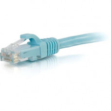 C2g 15ft Cat6a Snagless Unshielded (UTP) Network Patch Ethernet Cable-Aqua - Category 6a for Network Device - RJ-45 Male - RJ-45 Male - 10GBase-T - 15ft - Aqua 00769