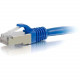 C2g -35ft Cat6a Snagless Shielded (STP) Network Patch Cable - Blue - Category 6a for Network Device - RJ-45 Male - RJ-45 Male - Shielded - 10GBase-T - 35ft - Blue 00688
