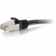 C2g -7ft Cat6a Snagless Shielded (STP) Network Patch Cable - Black - Category 6a for Network Device - RJ-45 Male - RJ-45 Male - Shielded - 10GBase-T - 7ft - Black 00712