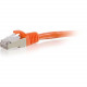C2g -10ft Cat6 Snagless Shielded (STP) Network Patch Cable - Orange - Category 6 for Network Device - RJ-45 Male - RJ-45 Male - Shielded - 10ft - Orange 00885