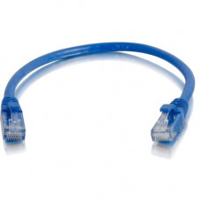 C2g 6in Cat5e Ethernet Cable - Snagless Unshielded (UTP) - Blue - Category 5e for Network Device - RJ-45 Male - RJ-45 Male - 6in - Blue - RoHS Compliance 00932