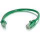 C2g 6in Cat5e Snagless Unshielded (UTP) Network Patch Cable - Green - Category 5e for Network Device - RJ-45 Male - RJ-45 Male - 6in - Green - RoHS Compliance 00934