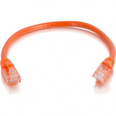 C2g 6in Cat5e Snagless Unshielded (UTP) Network Patch Cable - Orange - Category 5e for Network Device - RJ-45 Male - RJ-45 Male - 6in - Orange 00937