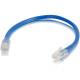 C2g 6in Cat5e Non-Booted Unshielded (UTP) Network Patch Cable - Blue - Category 5e for Network Device - RJ-45 Male - RJ-45 Male - 6in - Blue - RoHS, TAA Compliance 00942