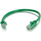 C2g 6in Cat6 Ethernet Cable - Snagless Unshielded (UTP) - Green - Category 6 for Network Device - RJ-45 Male - RJ-45 Male - 6in - Green - RoHS Compliance 00954