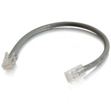 C2g 6in Cat6 Non-Booted Unshielded (UTP) Network Patch Cable - Gray - Slim Category 6 for Network Device - RJ-45 Male - RJ-45 Male - 6in - Gray 00961