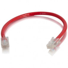 C2g 6in Cat6 Non-Booted Unshielded (UTP) Network Patch Cable - Red - Slim Category 6 for Network Device - RJ-45 Male - RJ-45 Male - 6in - Red 00965