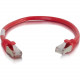 C2g 6in Cat6 Snagless Shielded (STP) Network Patch Cable - Red - Category 6 for Network Device - RJ-45 Male - RJ-45 Male - Shielded - 6in - Red 00983
