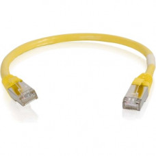 C2g 6in Cat6 Snagless Shielded (STP) Network Patch Cable - Yellow - Category 6 for Network Device - RJ-45 Male - RJ-45 Male - Shielded - 6in - Yellow 00984