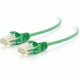 C2g 7ft Cat6 Ethernet Cable - Slim - Snagless Unshielded (UTP) - Green - 7 ft Category 6 Network Cable for Network Device - First End: 1 x RJ-45 Male Network - Second End: 1 x RJ-45 Male Network - Patch Cable - 28 AWG - Green 01163