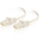 C2g 3ft Cat6 Snagless Unshielded (UTP) Slim Ethernet Network Patch Cable - White - 3 ft Category 6 Network Cable for Network Device - First End: 1 x RJ-45 Male Network - Second End: 1 x RJ-45 Male Network - Patch Cable - 28 AWG - White 01186