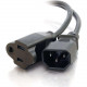 C2g 3ft 18 AWG Monitor Power Adapter Cord (IEC320C14 to NEMA 5-15R) - 3ft - TAA Compliance 03132