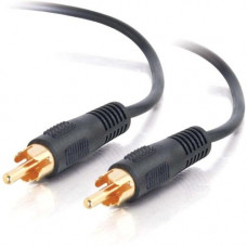 C2g 6ft Value Series Mono RCA Audio Cable - RCA Male - RCA Male - 6ft - Black 03167