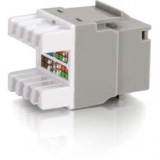 C2g Cat5E RJ45 UTP Keystone Jack - Gray - 110-punchdown, RJ-45 03792