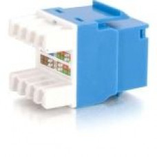 C2g Cat5E RJ45 UTP Keystone Jack - Blue - RJ-45 03796