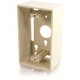 C2g Single Gang Wall Box - Ivory - 1-gang - Ivory 03838