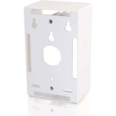 C2g Single Gang Wall Box - White - 1-gang - White 03839