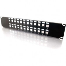 C2g 24-Port Blank Keystone/Multimedia Patch Panel - 24 03859