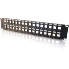 C2g 32-Port Blank Keystone/Multimedia Patch Panel - 32 03860