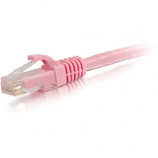 C2g -30ft Cat5e Snagless Unshielded (UTP) Network Patch Cable - Pink - Category 5e for Network Device - RJ-45 Male - RJ-45 Male - 30ft - Pink 00507