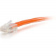 C2g 75ft Cat5e Non-Booted Unshielded (UTP) Network Patch Cable - Orange - 75 ft Category 5e Network Cable for Network Device - First End: 1 x RJ-45 Male Network - Second End: 1 x RJ-45 Male Network - Patch Cable - Orange 00583
