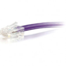 C2g -2ft Cat5e Non-Booted Unshielded (UTP) Network Patch Cable - Purple - Category 5e for Network Device - RJ-45 Male - RJ-45 Male - 2ft - Purple 00587