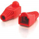 C2g RJ45 Snagless Boot Cover (5.5mm OD) - Red - 50pk - Red - 50 Pack - RoHS, TAA Compliance 04751