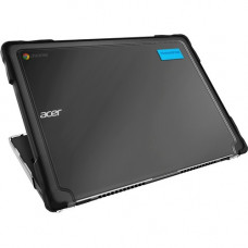 Gumdrop SlimTech For Acer Chromebook 712/C871 - For Acer Chromebook - Textured Grip - Black, Transparent - Frosted - Bump Resistant, Scratch Resistant, Scuff Resistant, Drop Resistant - Thermoplastic Polyurethane (TPU), Polycarbonate 06C005