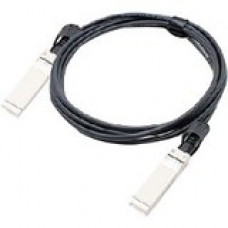 AddOn QSFP28 Network Cable - 3.28 ft QSFP28 Network Cable for Network Device - First End: 1 x QSFP28 Network - Second End: 1 x QSFP28 Network - 12.50 GB/s - Black - 1 Pack - TAA Compliant - TAA Compliance 10411-AO