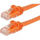 Monoprice FLEXboot Series Cat5e 24AWG UTP Ethernet Network Patch Cable, 7ft Orange - 7 ft Category 5e Network Cable for Network Device - First End: 1 x RJ-45 Male Network - Second End: 1 x RJ-45 Male Network - Patch Cable - Gold Plated Contact - Orange 11