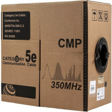 Monoprice Cat. 5e UTP Network Cable - 1000 ft Category 5e Network Cable for Network Device - Bare Wire - Bare Wire - Black 12806