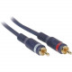 C2g 50ft Velocity RCA Stereo Audio Cable - RCA Male - RCA Male - 50ft - Blue 29101