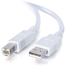 C2g 1m USB Cable - USB A to USB B Cable - Type A Male - Type B Male - 3ft - White 13171