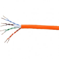 Monoprice Cat. 5e UTP Network Cable - 1000 ft Category 5e Network Cable for Network Device - Bare Wire - Bare Wire - Orange 13741