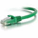 C2g -7ft Cat5e Snagless Unshielded (UTP) Network Patch Cable - Green - Category 5e for Network Device - RJ-45 Male - RJ-45 Male - 7ft - Green - TAA Compliance 15194