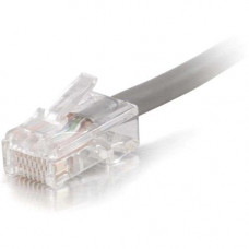C2g 50ft Cat5e Non-Booted Unshielded (UTP) Network Patch Cable (Plenum Rated) - Gray - Category 5e for Network Device - RJ-45 Male - RJ-45 Male - Plenum-Rated - 50ft - Gray - RoHS, TAA Compliance 15235