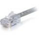 C2g -10ft Cat6 Non-Booted Network Patch Cable (Plenum-Rated) - Gray - Category 6 for Network Device - RJ-45 Male - RJ-45 Male - Plenum-Rated - 10ft - Gray - RoHS, TAA Compliance 15268