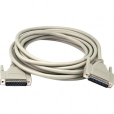 Monoprice 15ft DB25 M/M Molded Cable - 15 ft Parallel Data Transfer Cable - First End: 1 x DB-25 Male Parallel - Second End: 1 x DB-25 Male Parallel 1585