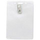 Brady Vertical Top-Load Badge Holder - 4.68" x 3.12" - Vinyl - 100 / Pack - Clear 1815-1455