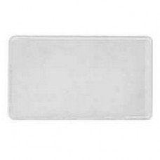 Brady Business Card Holder - Vinyl - 100 / Pack - Clear 1840-4130