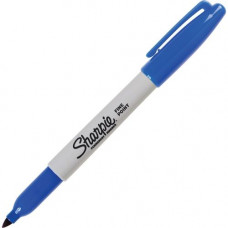 Newell Rubbermaid Sharpie Pen-style Permanent Marker - Fine Marker Point - Blue Alcohol Based Ink - 36 / Pack - TAA Compliance 1920932
