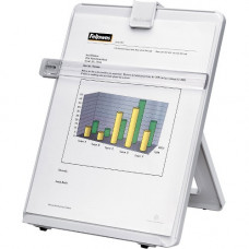 Fellowes Non-Magnetic Copyholder - Letter, Platinum - 11.3" Height x 10.1" Width x 7.4" Depth - Platinum - Plastic 21103