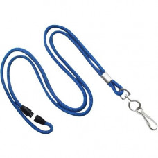 Brady People ID Lanyard - 0.1" Width x 36" Length - Royal Blue - TAA Compliance 2137-2002