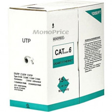 Monoprice Cat. 6 UTP Network Cable - 1000 ft Category 6 Network Cable for Network Device - Bare Wire - Bare Wire - Gray 2267