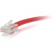 C2g -10ft Cat5e Non-Booted Unshielded (UTP) Network Patch Cable - Red - Category 5e for Network Device - RJ-45 Male - RJ-45 Male - 10ft - Red 22693