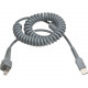 Honeywell Intermec USB Cable, 8 Feet, Coiled - 8 ft USB Data Transfer Cable for Scanner - First End: 1 x Type A Male USB - TAA Compliance 236-219-001