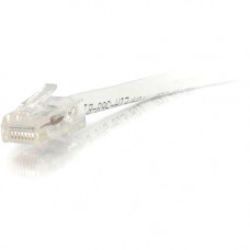 C2g -10ft Cat5e Non-Booted Unshielded (UTP) Network Patch Cable - White - Category 5e for Network Device - RJ-45 Male - RJ-45 Male - 10ft - White 25414