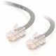 C2g -5ft Cat5e Non-Booted Crossover Unshielded (UTP) Network Patch Cable - Gray - Category 5e for Network Device - RJ-45 Male - RJ-45 Male - Crossover - 5ft - Gray 24498