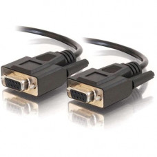 C2g 1ft DB9 F/F Cable - Black - DB-9 Female Serial - DB-9 Female Serial - 1ft - Black - RoHS Compliance 25214